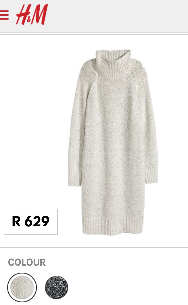 H&M Knitwear Dress Retail Price - R 629